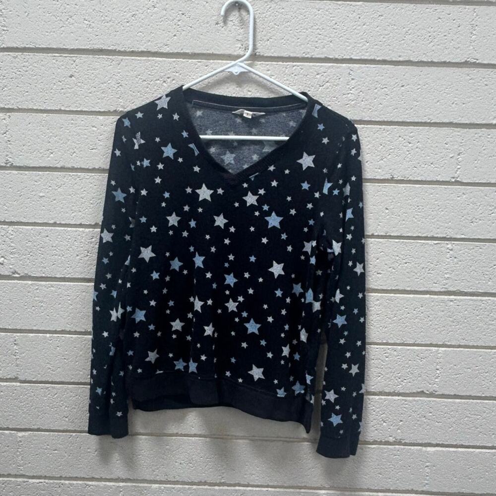 Lucky Brand Black Star Sweatshirt size S